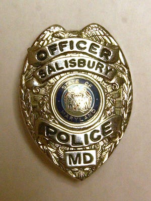 Salisbury Police Department officer badge