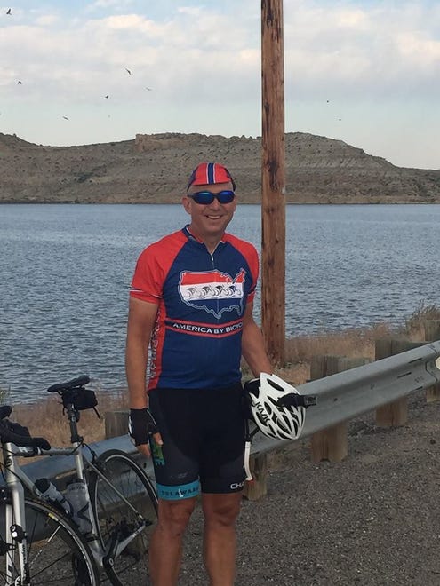 Near Casper, Wyoming, Jack Markell had a 119.4 mile ride and suddently realized the area smelled like the Delaware State Fair, but in a good way.
